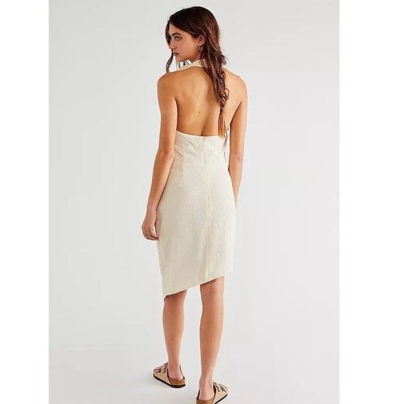 NWT ELLIATT x Free People Keilani Dress in Ivory / Vacation, Chic / Size Medium - Picture 3 of 9